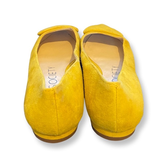SOLE SOCIETY Mustard Yellow KAMELLAH ballet flats 7M - Picture 6 of 6